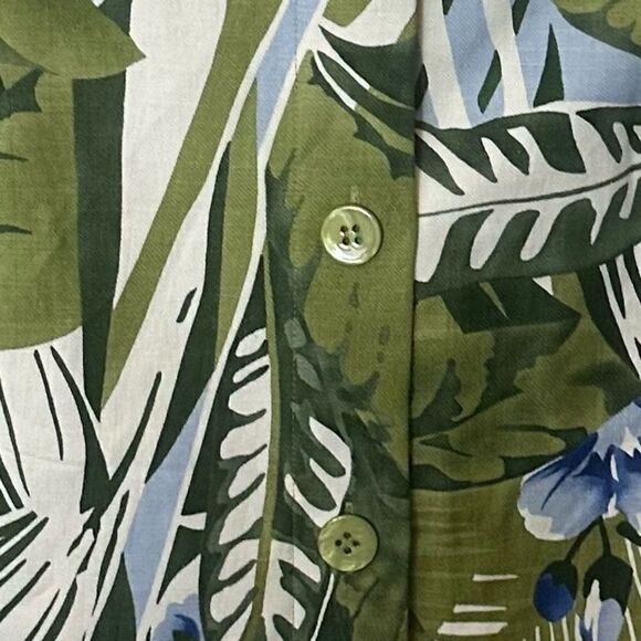 Kasper Linen‎ Blend Tropical Print Blazer - Picture 10 of 13